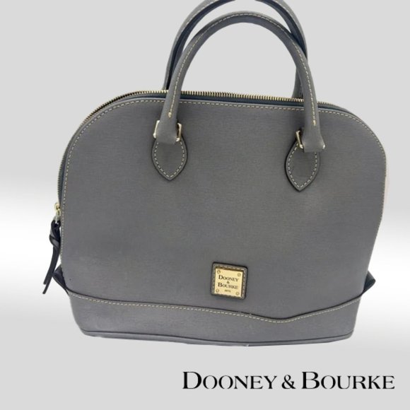 Dooney & Bourke Handbags - Dooney & Bourke Pebble Grain Zip Zip Satchel